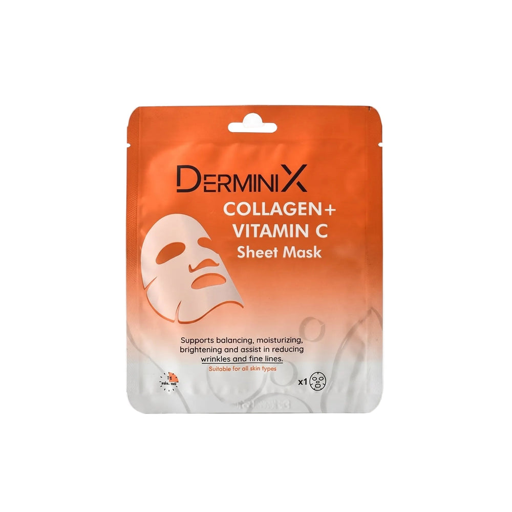 DerminiX Collagen + Vitamin C Sheet Mask