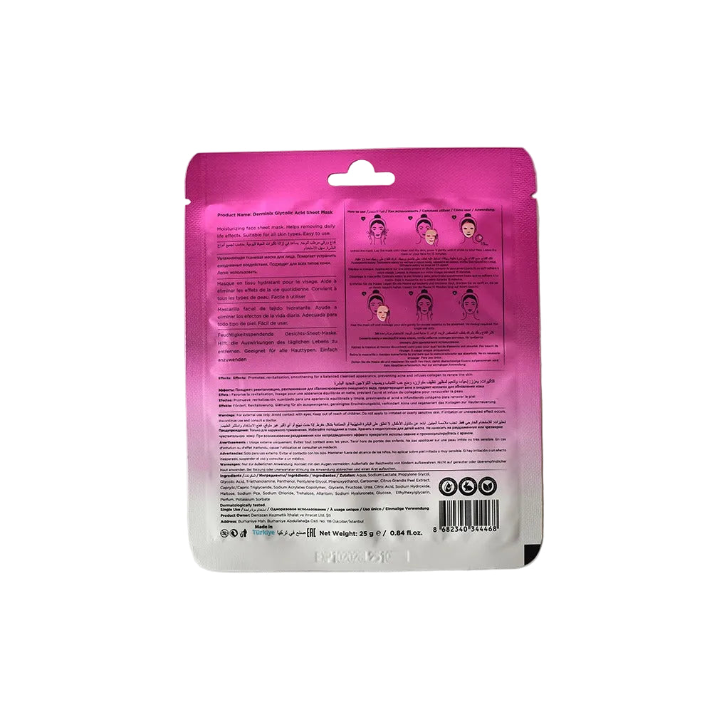 DerminiX Glycolic Acid Sheet Mask