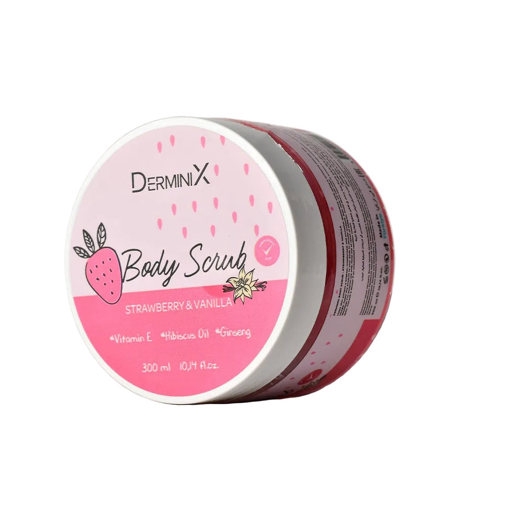 Derminix Strawberry & Vanilla Body Scrub
