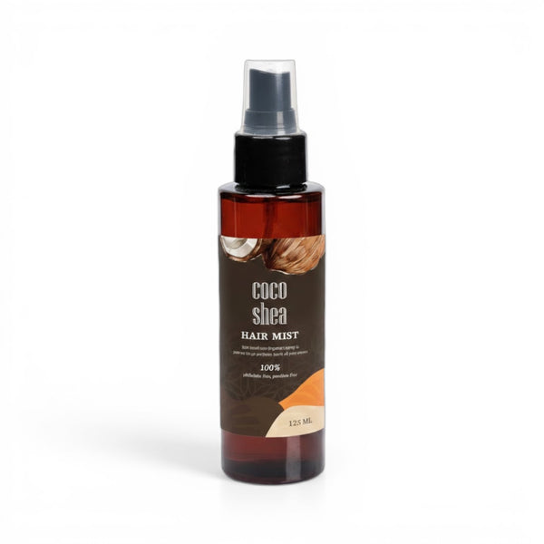 Coco Shea Hair Mist - Coconut Oil & Shea Butter Blend - Light Hair Fragrance