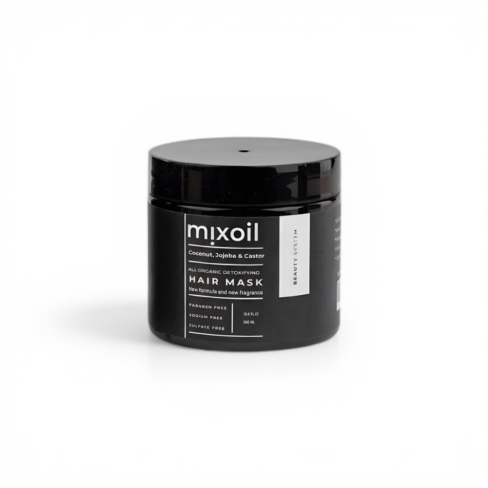 MixOil Castor Repair Hair Mask - Castor, Coconut & Jojoba Oil Blend - For Hair Loss & Dry Hair