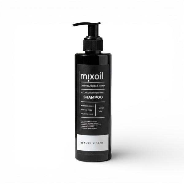 MixOil Castor Nourishing Shampoo - Castor, Coconut & Jojoba Oil Blend - For Hair Loss & Dry Hair