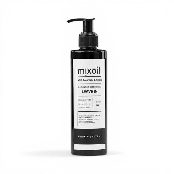 MixOil كريم يترك على الشعر بالروزماري - مزيج زيت الروزماري واللوز - لتساقط الشعر والشعر الدهني