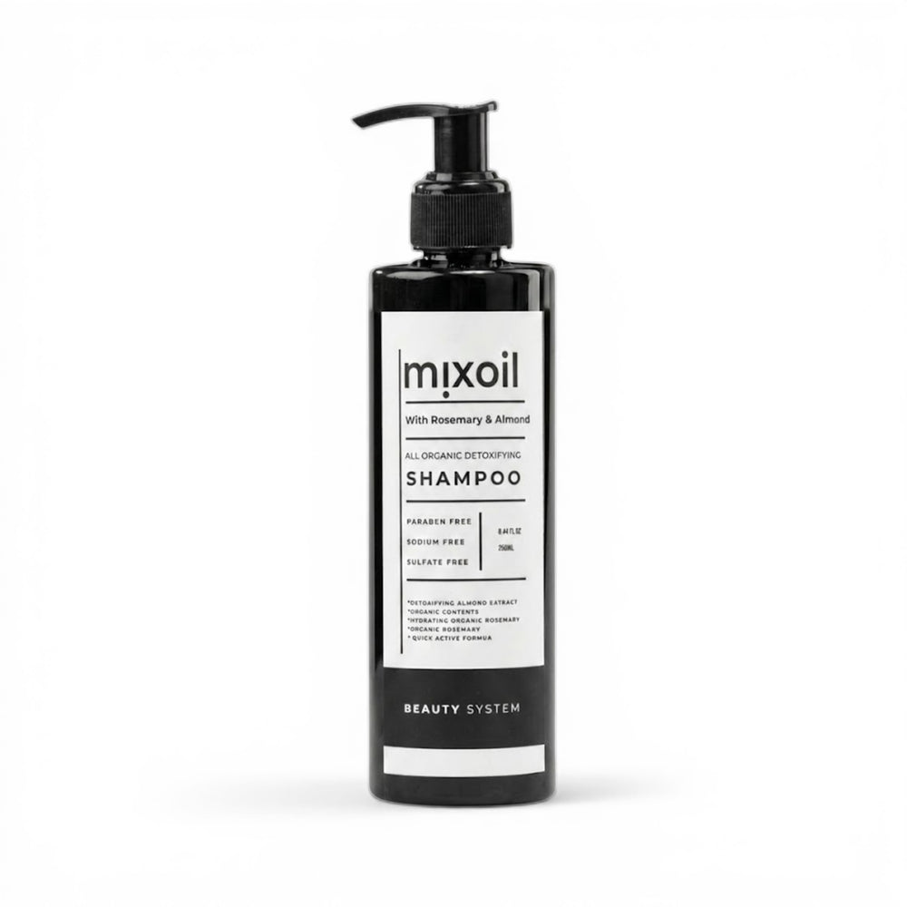 MixOil Rosemary Nourishing Shampoo - Rosemary & Almond Oil Blend - For Hair Loss & Oily Hair